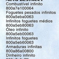 Revista Dicas & Truques Para PlayStation nº 3 - página 61 (fonte: Datassette) - códigos de Gameshark