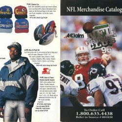 Folheto merchandise USA