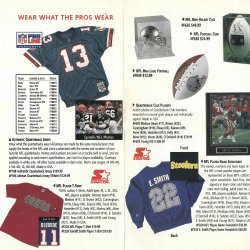 Folheto merchandise USA