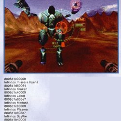 Revista Dicas & Truques Para PlayStation nº 3 - página 64 (fonte: Datassette) - códigos de Gameshark