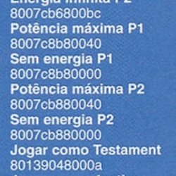 Revista Dicas & Truques Para PlayStation nº 3 - página 64 (fonte: Datassette) - códigos de Gameshark