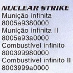 Revista Dicas & Truques Para PlayStation nº 3 - página 64 (fonte: Datassette) - códigos de Gameshark