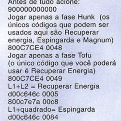 Revista Dicas & Truques Para PlayStation nº 3 - página 64 (fonte: Datassette) - códigos de Gameshark