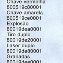 Revista Dicas & Truques Para PlayStation nº 3 - página 65 (fonte: Datassette) - códigos de Gameshark
