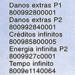 Revista Dicas & Truques Para PlayStation nº 3 - página 66 (fonte: Datassette) - códigos de Gameshark