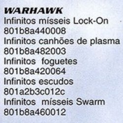 Revista Dicas & Truques Para PlayStation nº 3 - página 66 (fonte: Datassette) - códigos de Gameshark