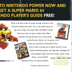 Folheto Nintendo Power USA