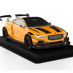 Réplica 1:43 do Polestar 1