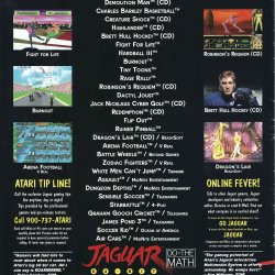 Catálogo Atari Jaguar USA