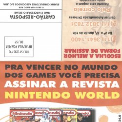 Folheto Nintendo World BRA