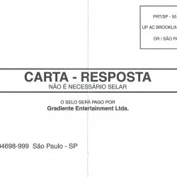 Cartão-resposta BRA