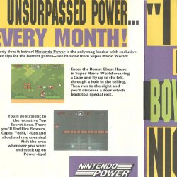 Folheto Nintendo Power USA