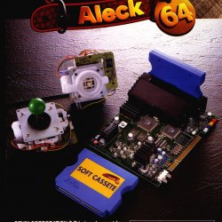 Folheto sobre a placa Aleck 64 para arcades