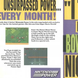 Folheto Nintendo Power USA