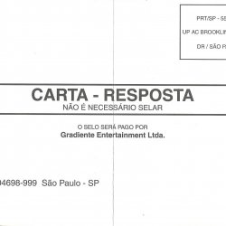 Cartão-resposta BRA