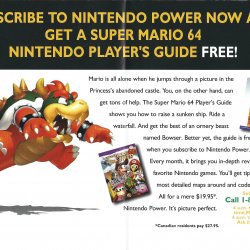 Folheto Nintendo Power USA