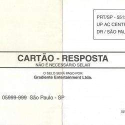 Cartão-resposta BRA