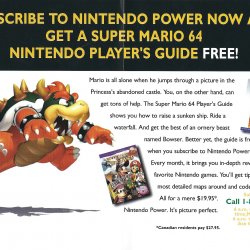 Folheto Nintendo Power USA