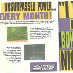 Folheto Nintendo Power USA