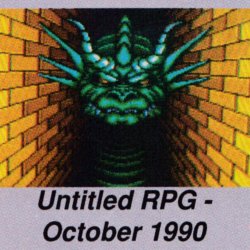 Matéria de revista errôneamente se referindo a Maze Syndrome como Untitled RPG.