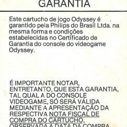 Certificado de garantia BRA