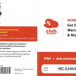 Folheto Club Nintendo USA