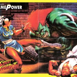 Revista GamePower nº 1 - pôster (fonte: Datassette)