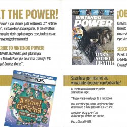 Folheto Nintendo Power USA