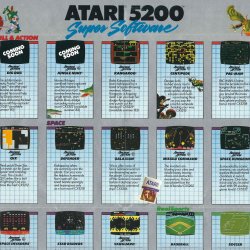 Pôster / catálogo Atari USA