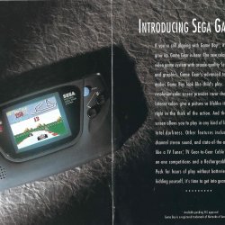 Catálogo SEGA Game Gear USA