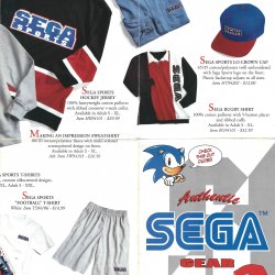 Catálogo SEGA Gear USA