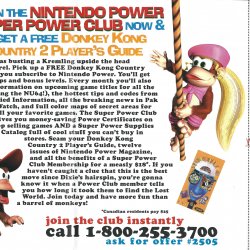 Folheto Nintendo Power USA