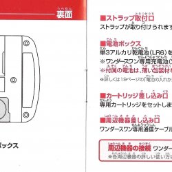 Manual WonderSwan JP