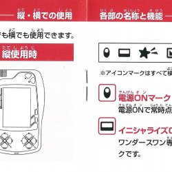 Manual WonderSwan JP