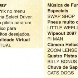 Discas & Truques para PlayStation nº 1 - página 58 (fonte: Datassette).