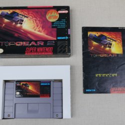 Cartucho Top Gear Super Nintendo Snes Jogo Game Corrida Fita