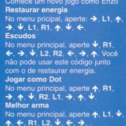 Discas & Truques para PlayStation nº 1 - página 62 (fonte: Datassette).