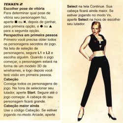 Discas & Truques para PlayStation nº 1 - página 66 (fonte: Datassette).