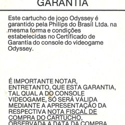 Certificado garantia BRA