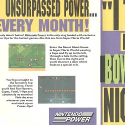 Folheto Nintendo Power USA