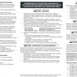 Folheto avisos USA